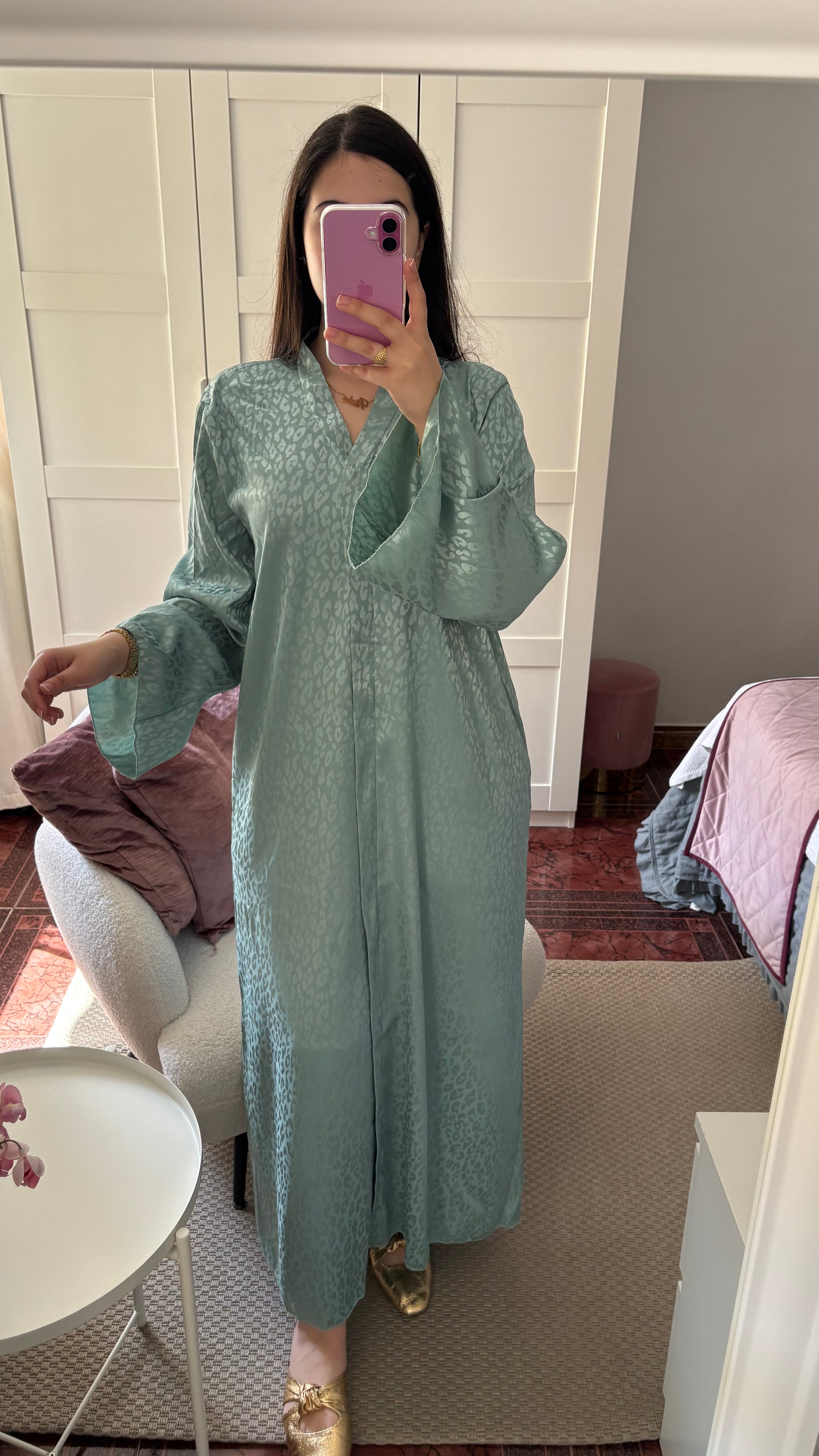 Vestido Print Verde Agua