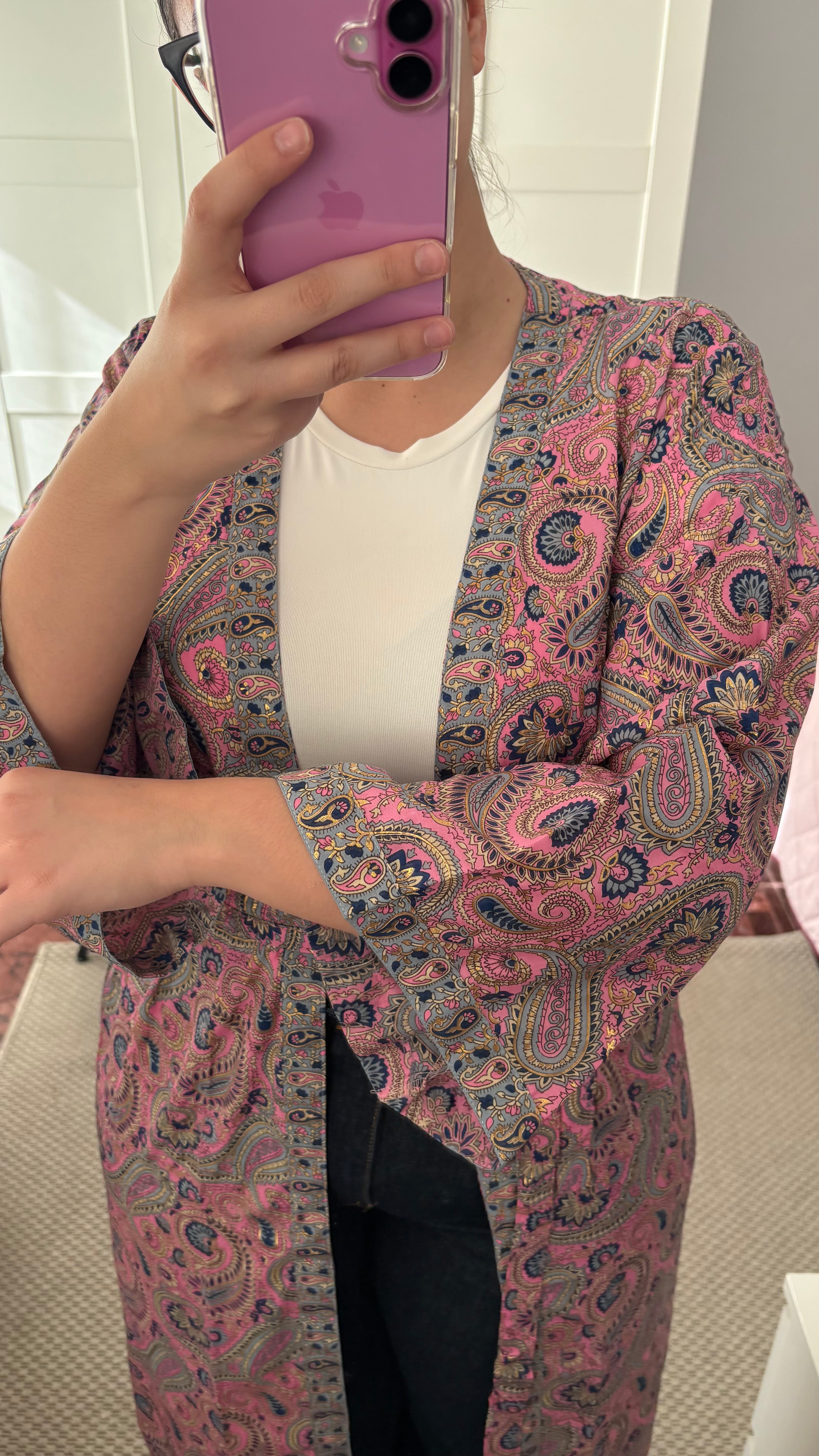 Kimono Cachemir Rosa