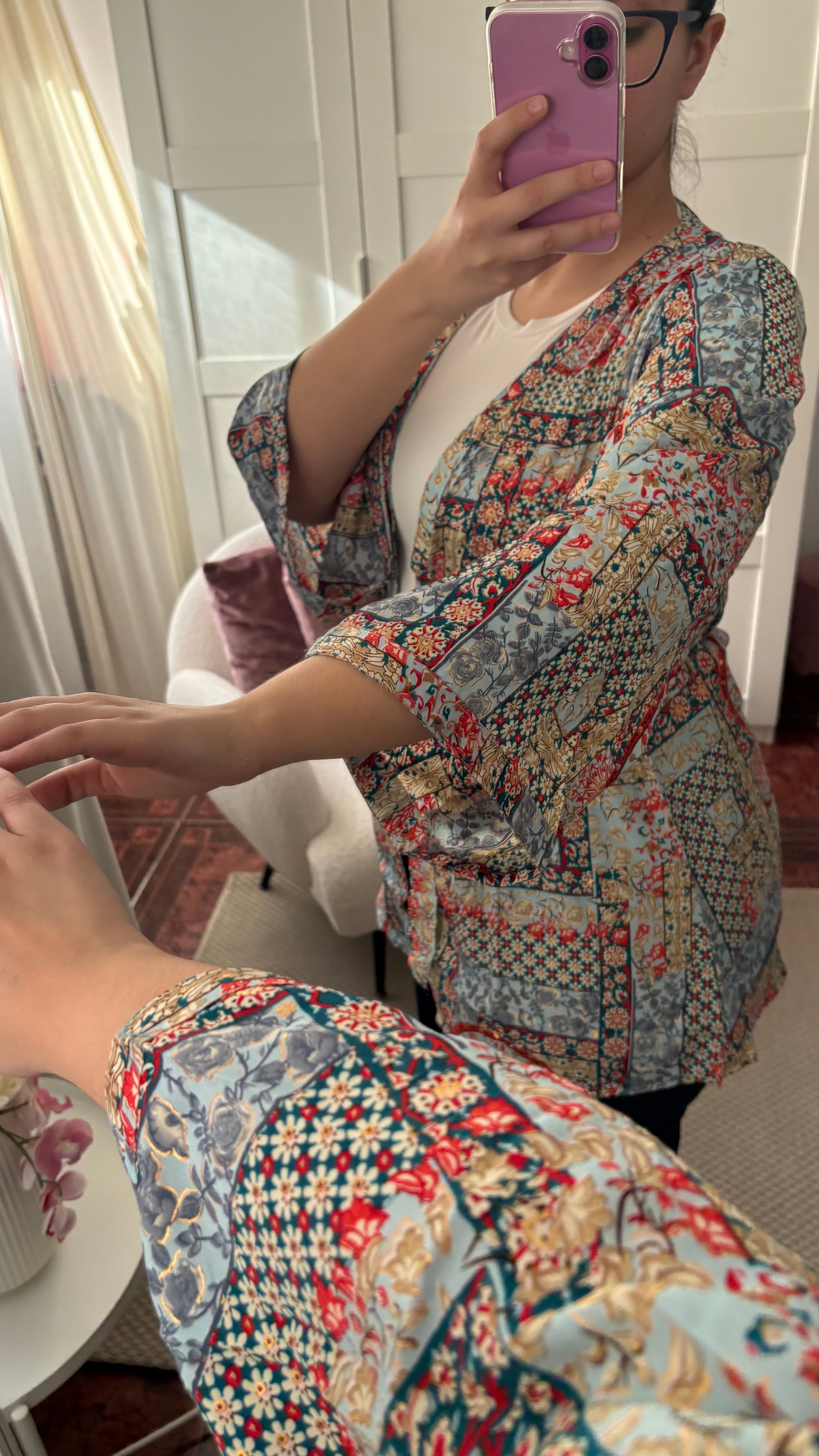 Kimono Alaïa Rojo
