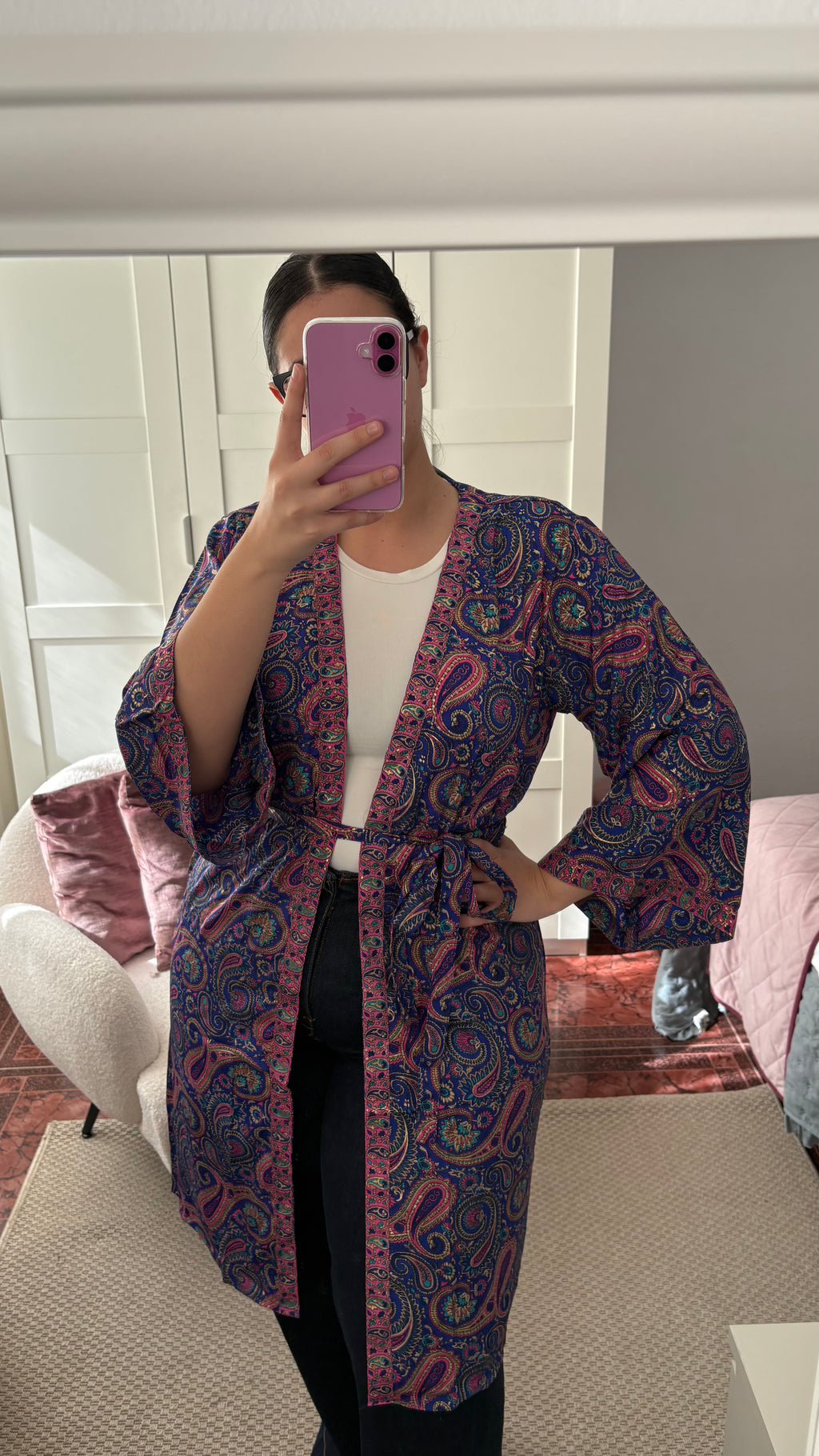 Kimono Cachemir Azulon