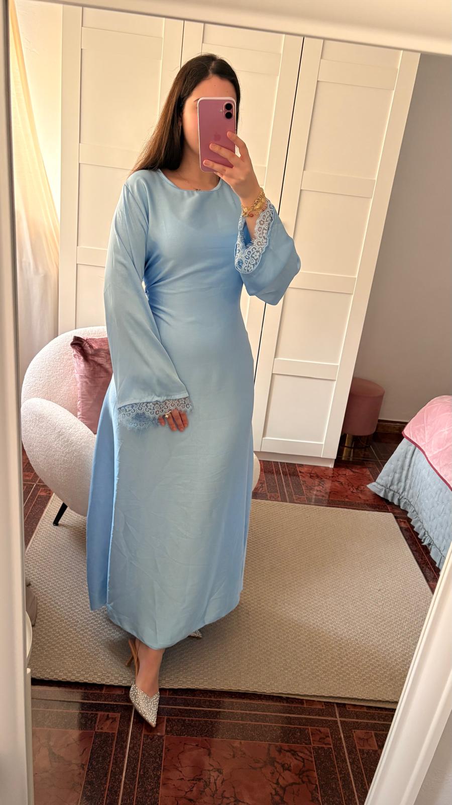 Vestido encaje Celeste