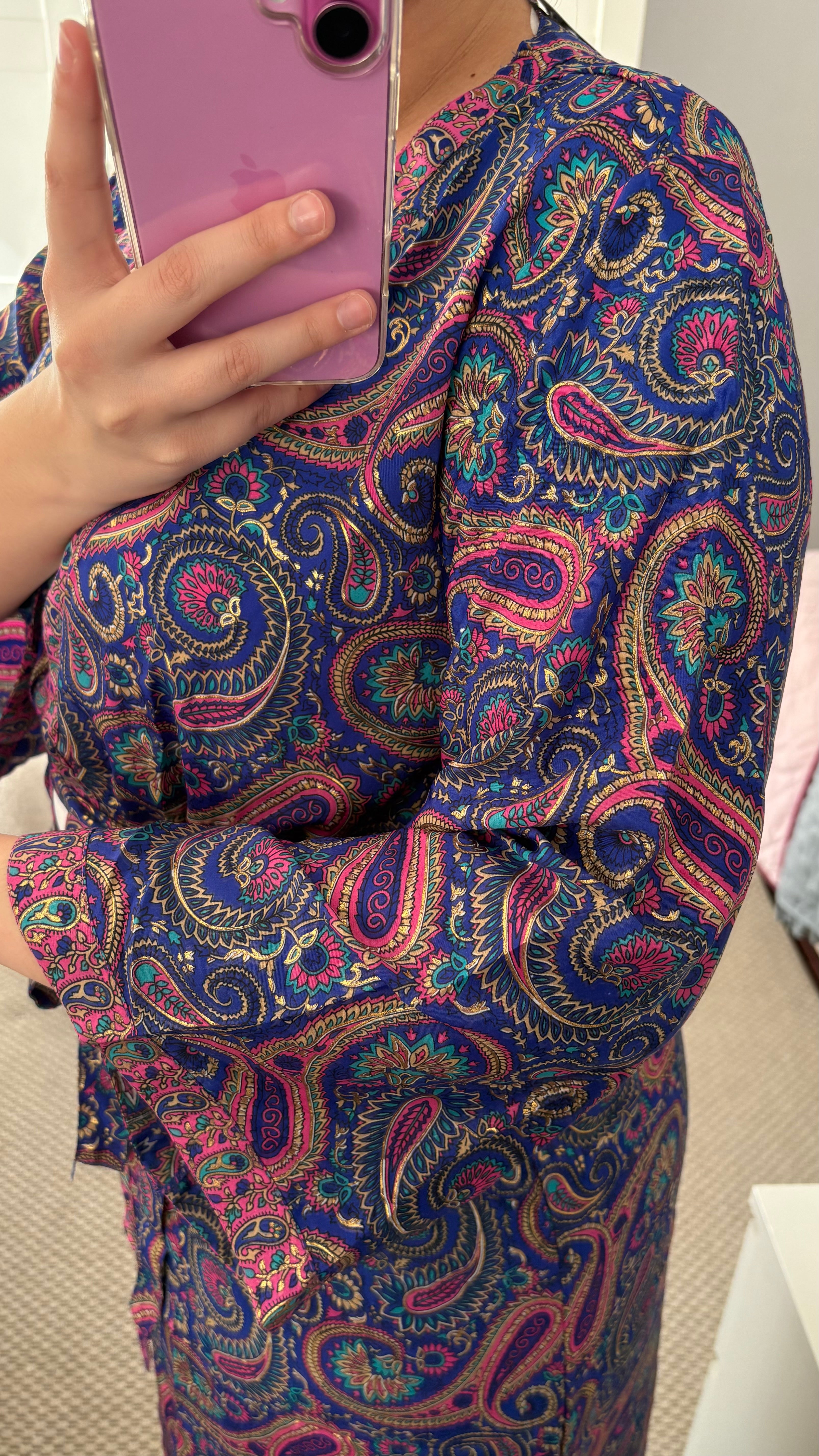 Kimono Cachemir Azulon