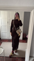 Vestido Valentino Marrón
