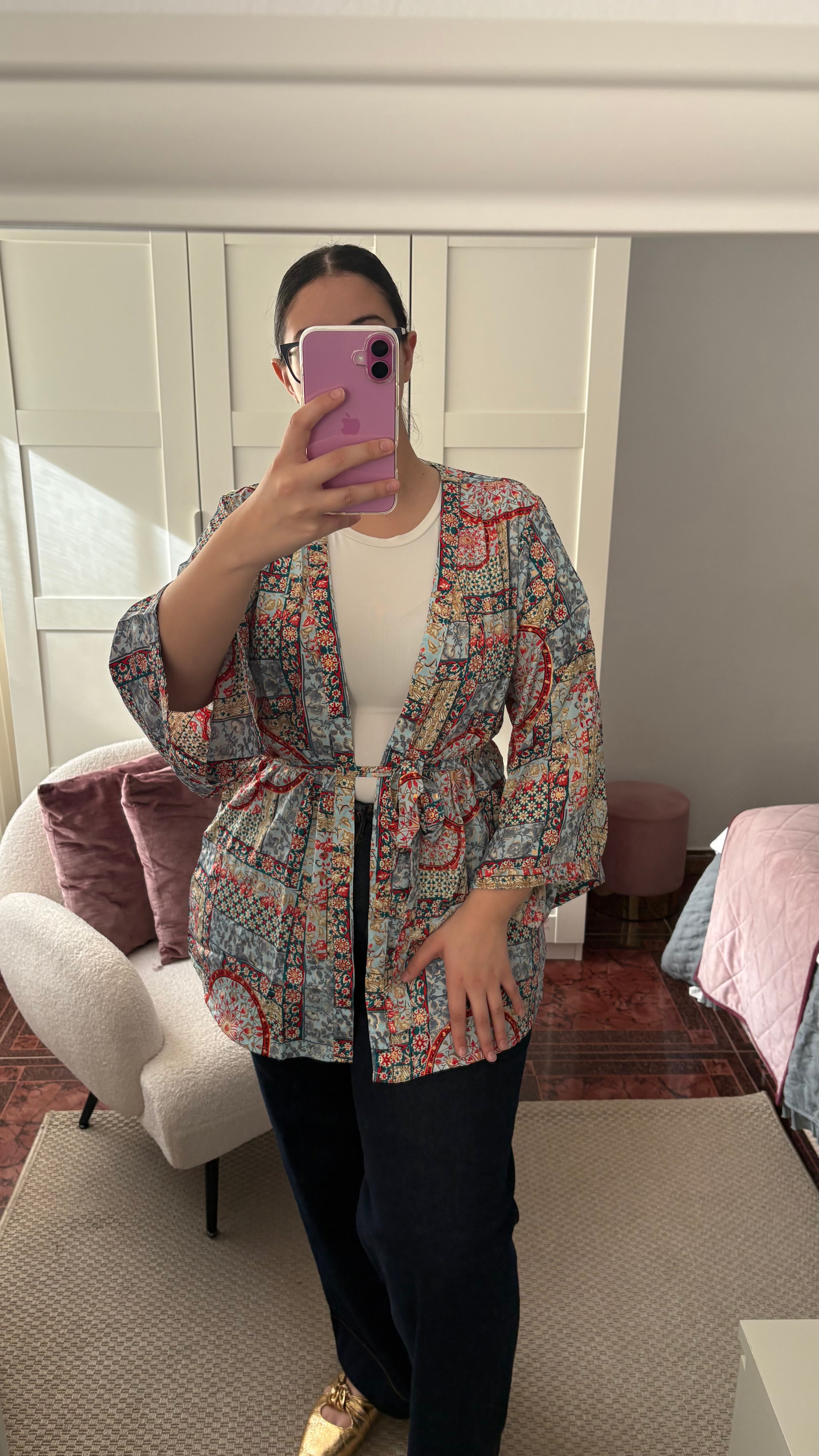 Kimono Alaïa Rojo